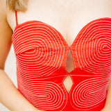 Cherry Bomb Mini Dress, Red