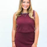 Maroon Out Moment Set, Maroon