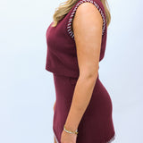 Maroon Out Moment Set, Maroon
