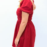 Pass The Fashion Dress, Maroon