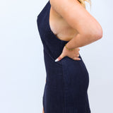 Trevi Denim Mini Dress, Rinse