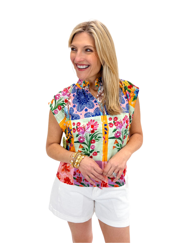 Birkin Top, Floral Sketch