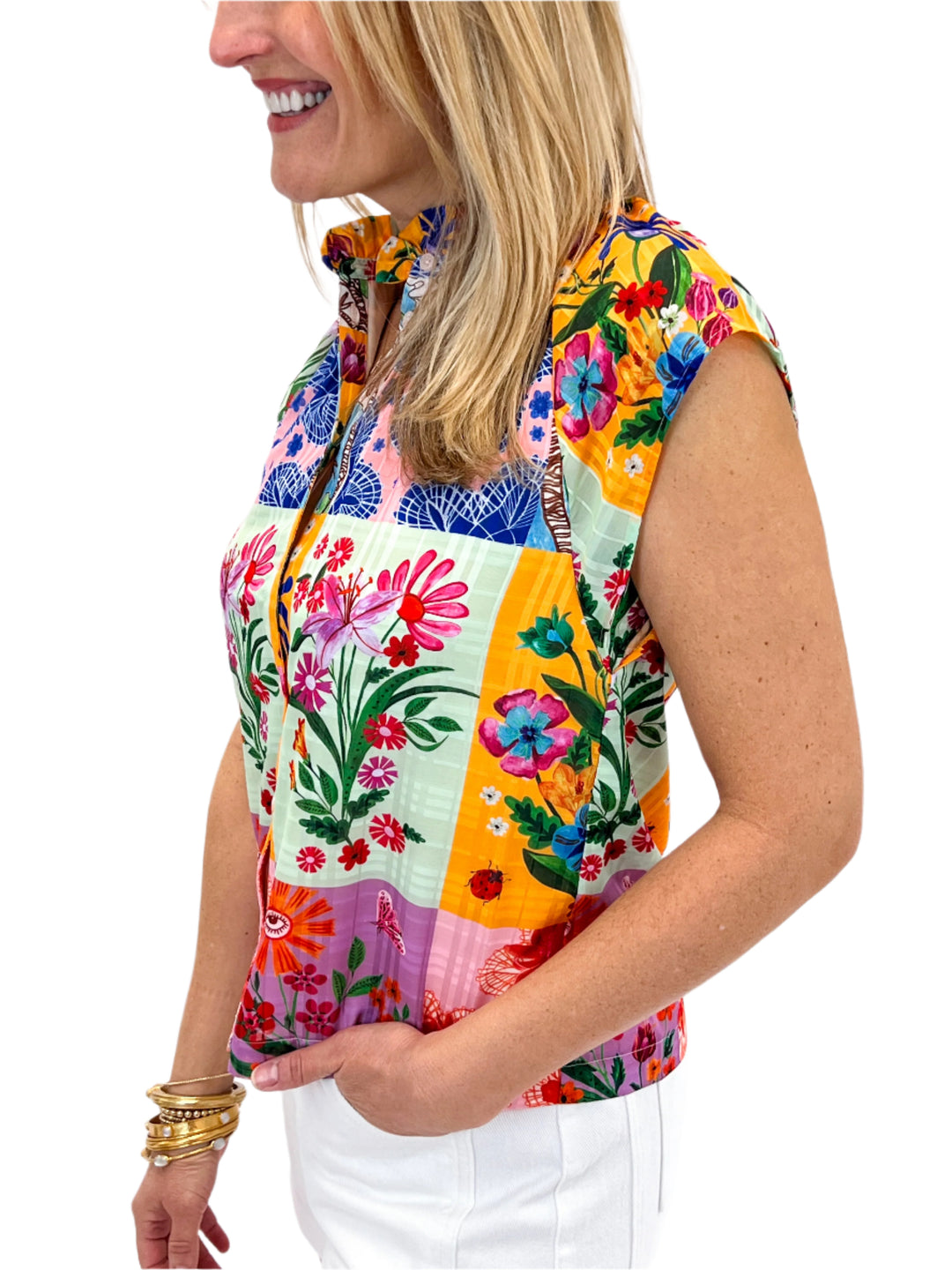 Birkin Top, Floral Sketch
