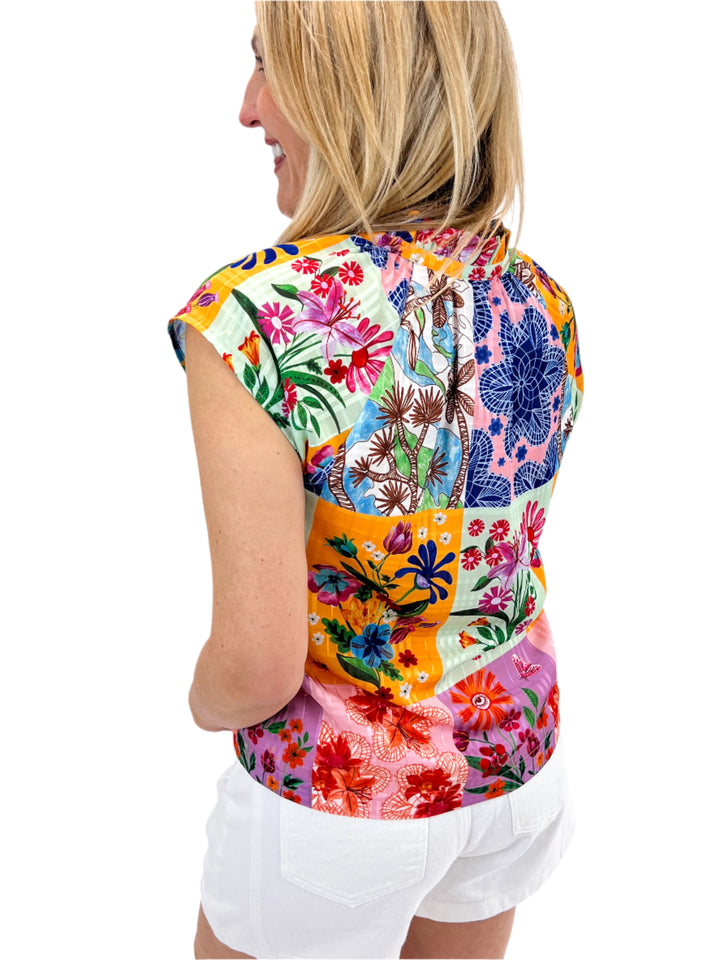 Birkin Top, Floral Sketch