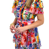 Heather Dress, Floral Sketch