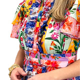 Heather Dress, Floral Sketch