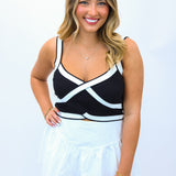 The Playmaker Tank, Black/White