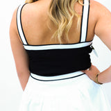 The Playmaker Tank, Black/White