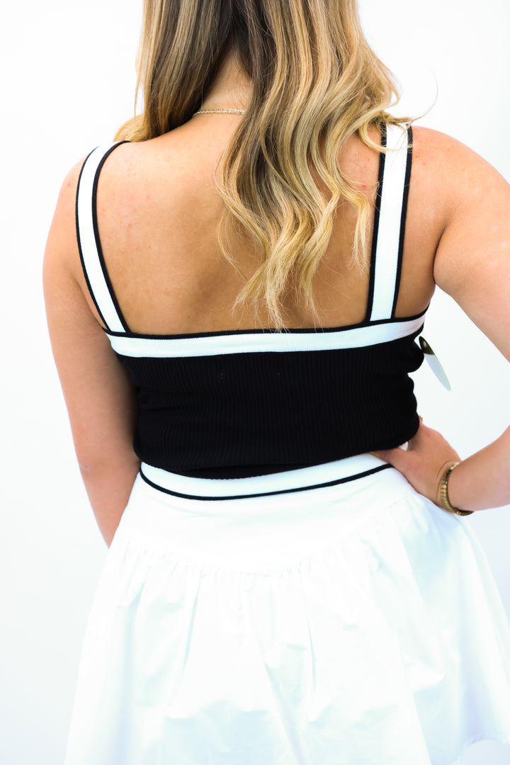 The Playmaker Tank, Black/White