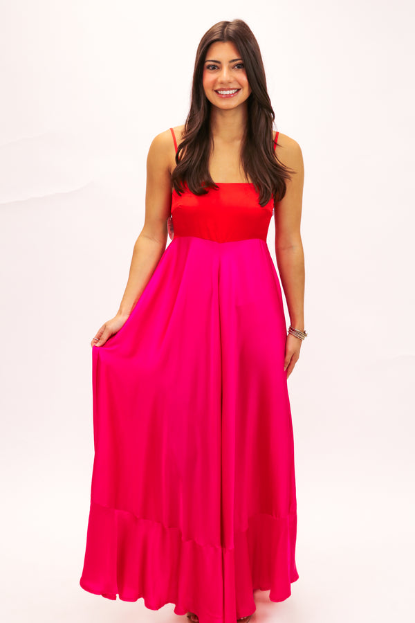 Picture Perfect Maxi, Pink/Red