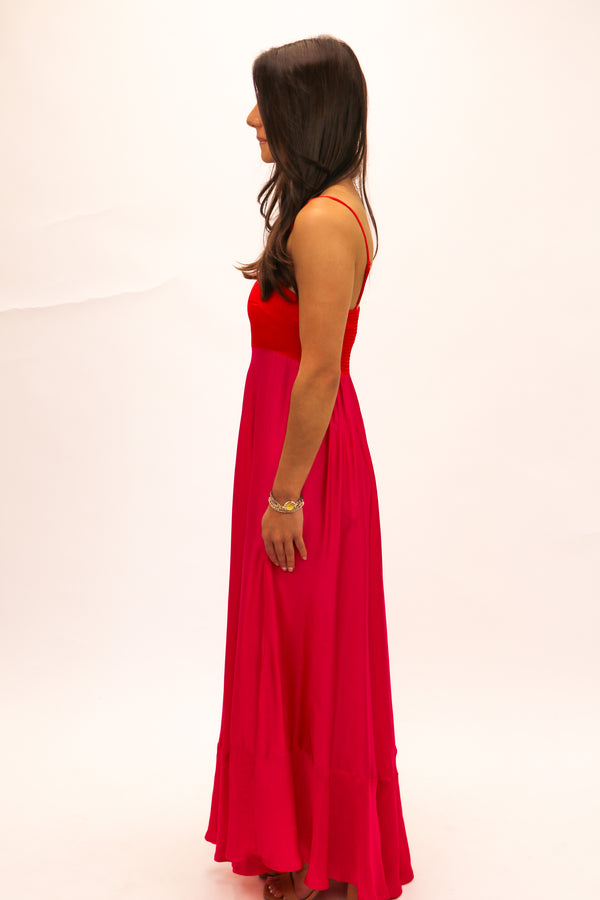 Picture Perfect Maxi, Pink/Red