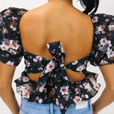 Chloe Bustier Top, Flower Basket