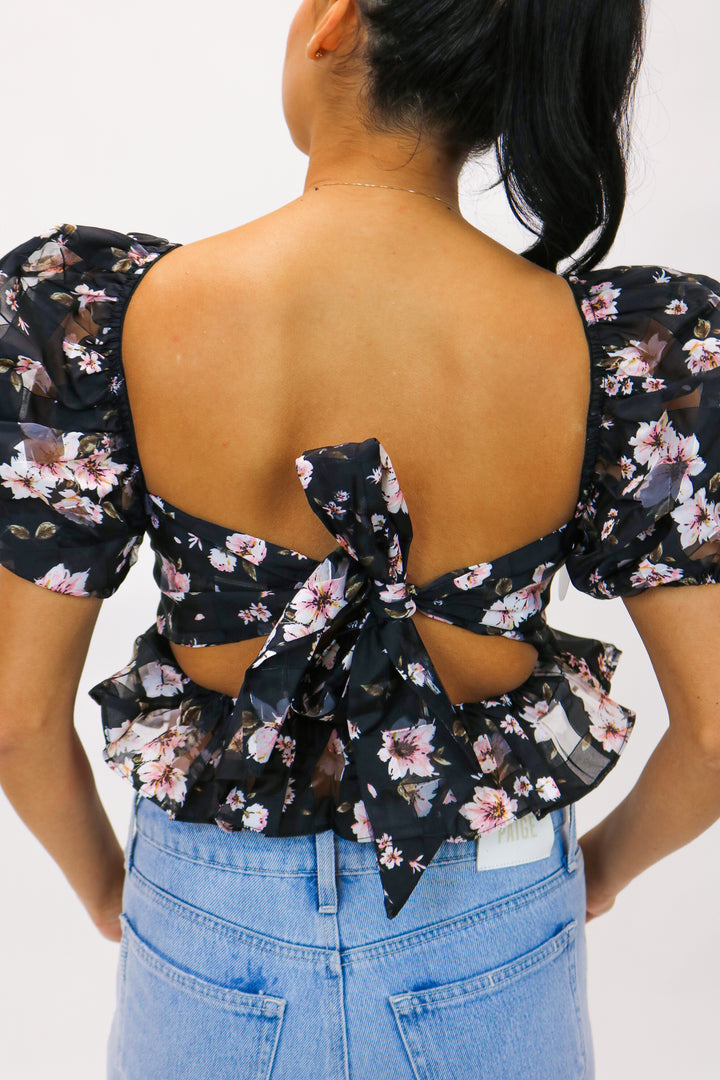 Chloe Bustier Top, Flower Basket