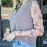 Fireside Snuggles Sweater Top, Brown