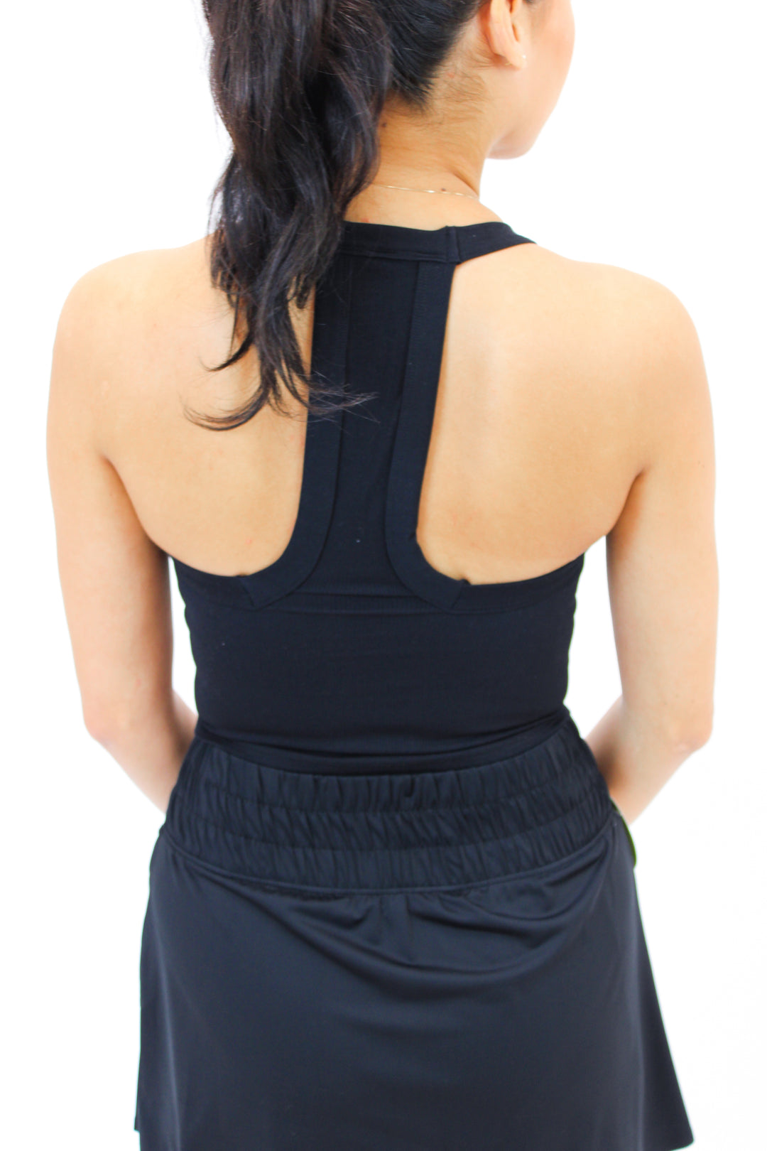 All Clear V Neck Cami, Black
