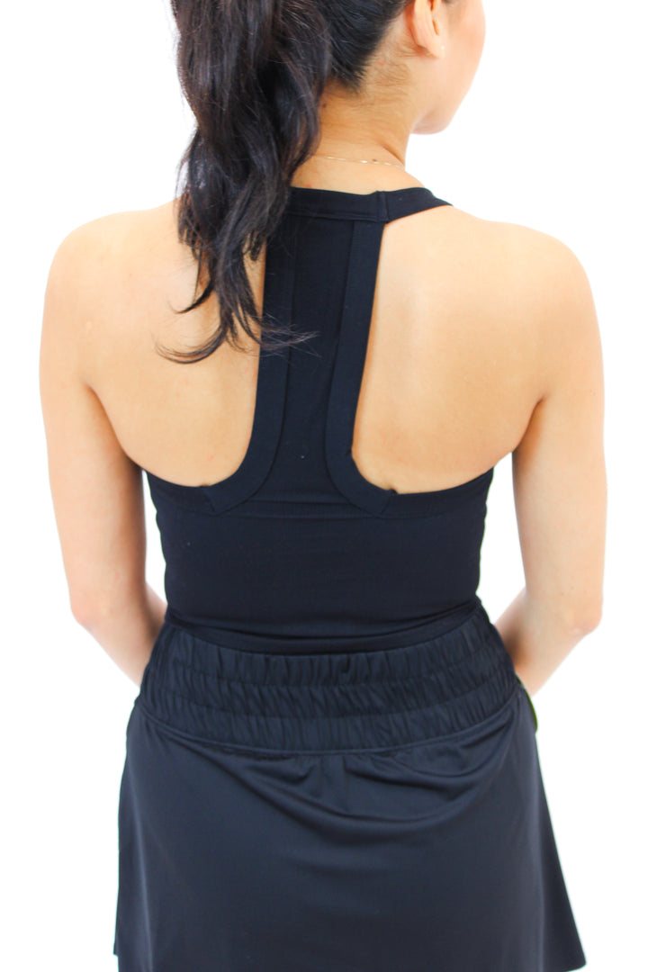 All Clear V Neck Cami, Black