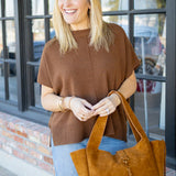 Gwyneth 'Caroline' Top, Espresso