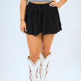 Touchdown Twirl Skort, Black