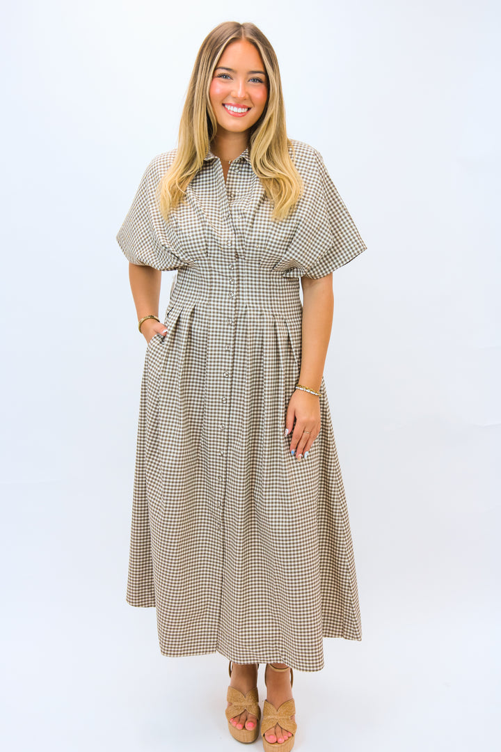 Dream Dress, Cream/Mink