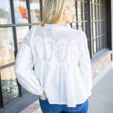 Count Me In Top, Off White