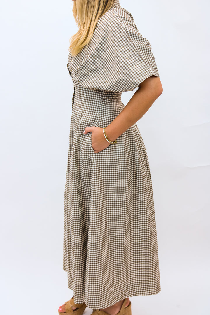 Dream Dress, Cream/Mink