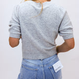 Isla Solid Cardi, Mineral Grey