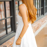 Dear Diary Dress, White