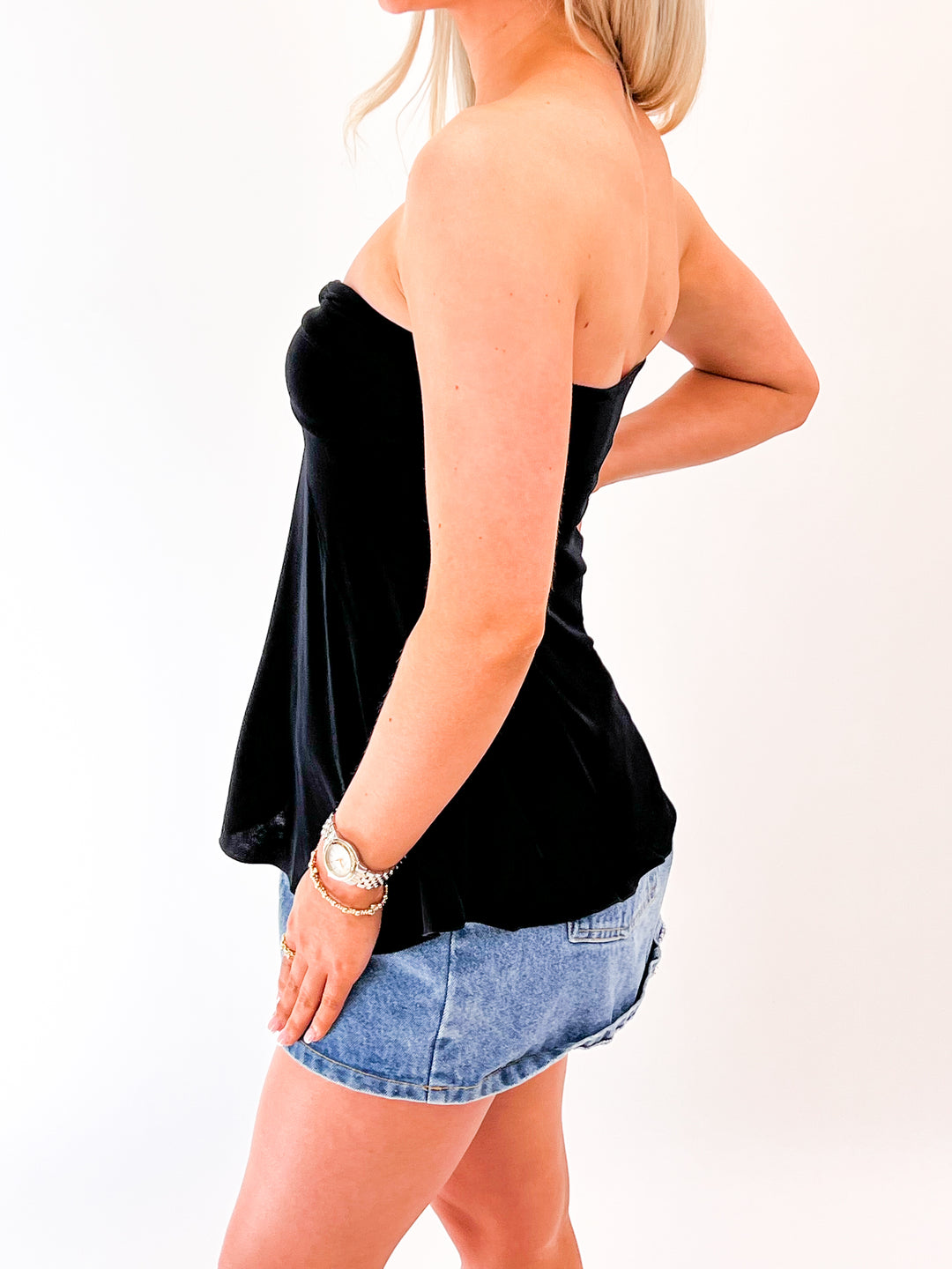 Call Me Later Tunic, Black