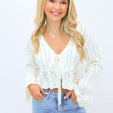 Every Special Moment Knit Top, Ivory
