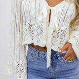Every Special Moment Knit Top, Ivory