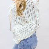 Every Special Moment Knit Top, Ivory