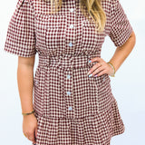 The Rival Hour Mini Dress, Maroon