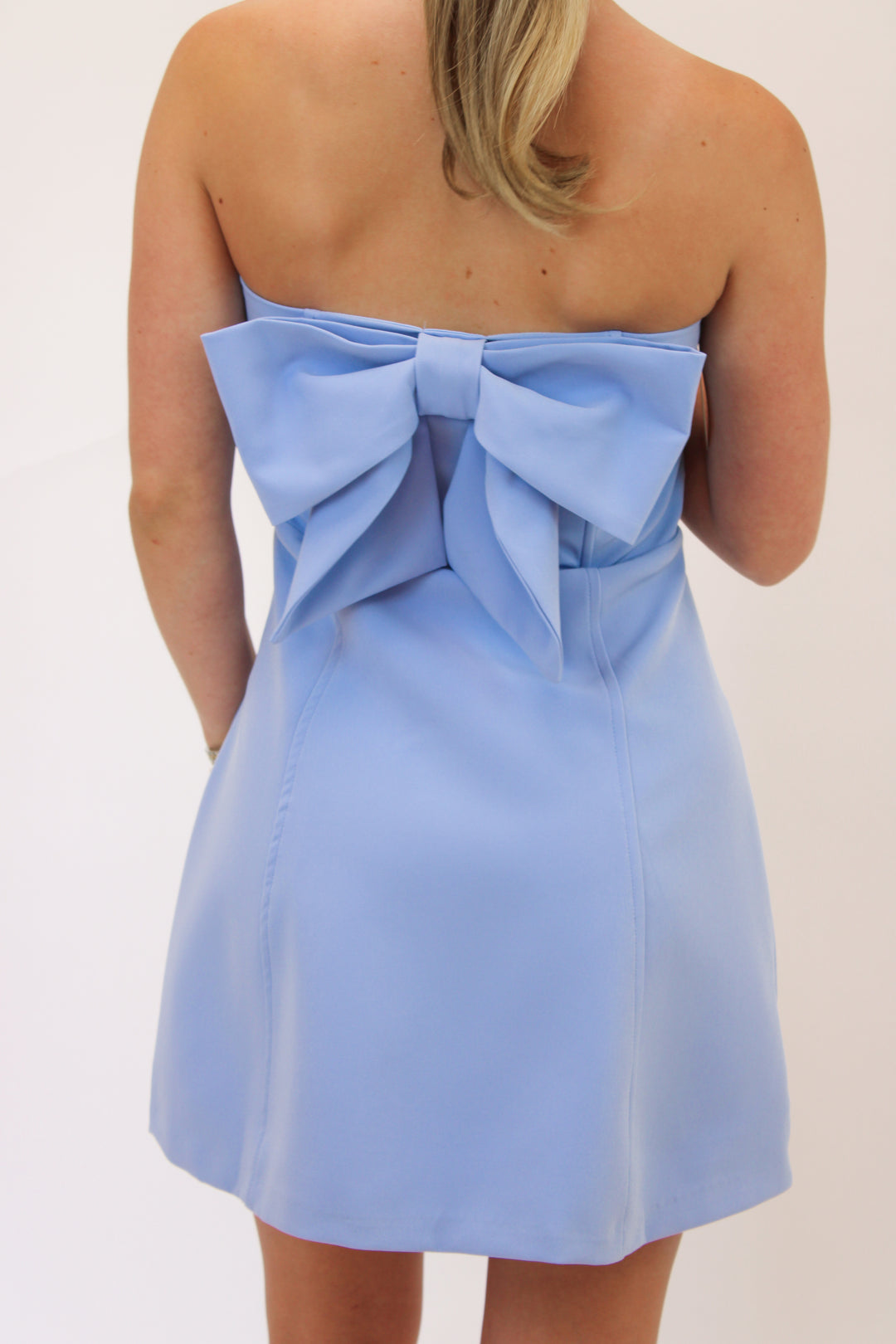 Moonlight Mini Dress, Light Blue