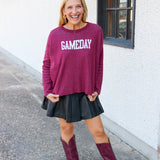 Varsity Gameday Sweater, Maroon