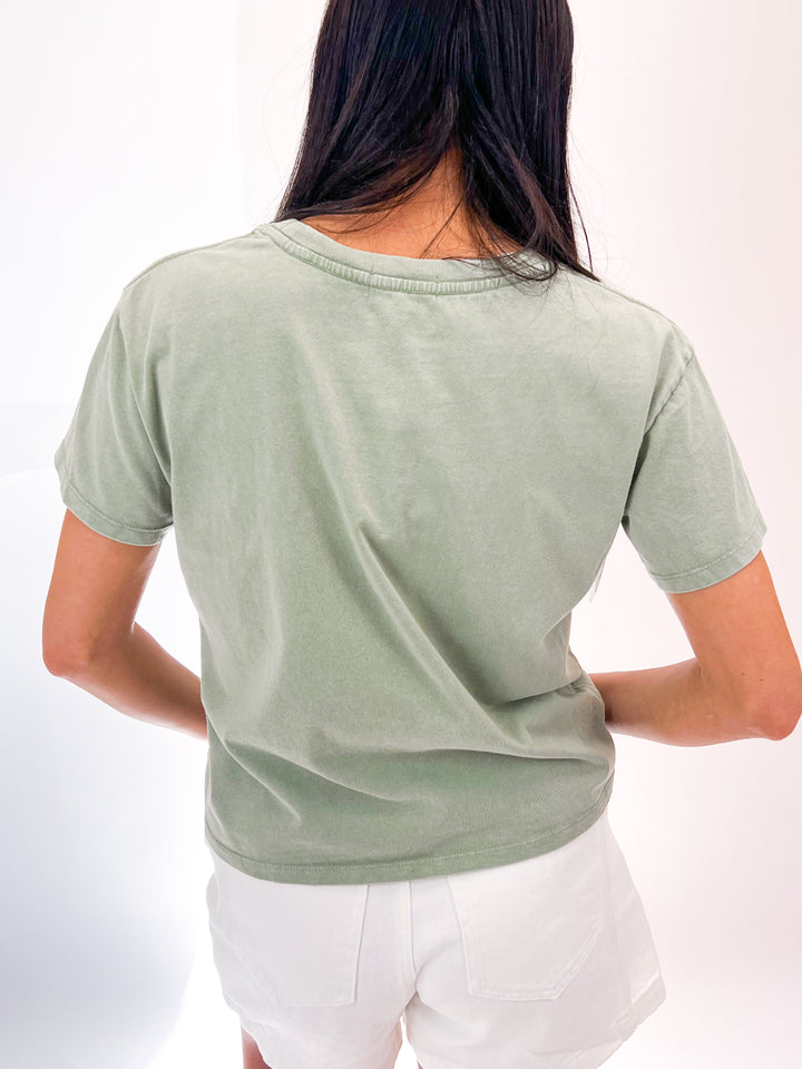 Go to Washed Tee, Avocado