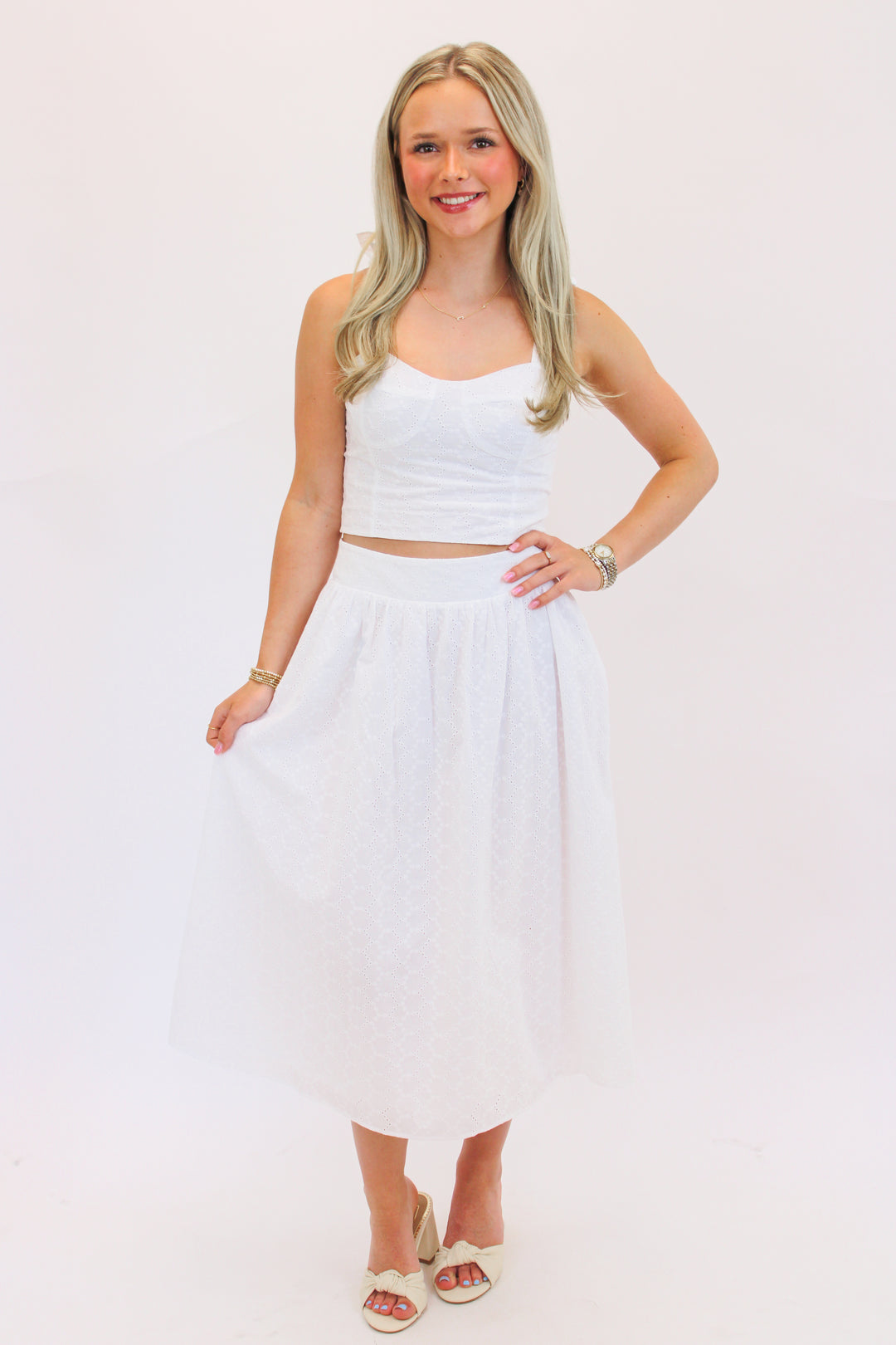 Carlynn Top, White