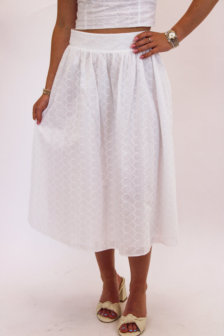 Carlynn Skirt, White