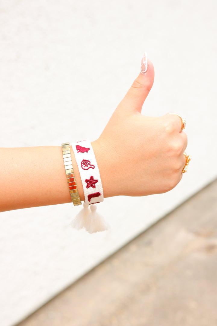 Gameday Tassel Bracelet