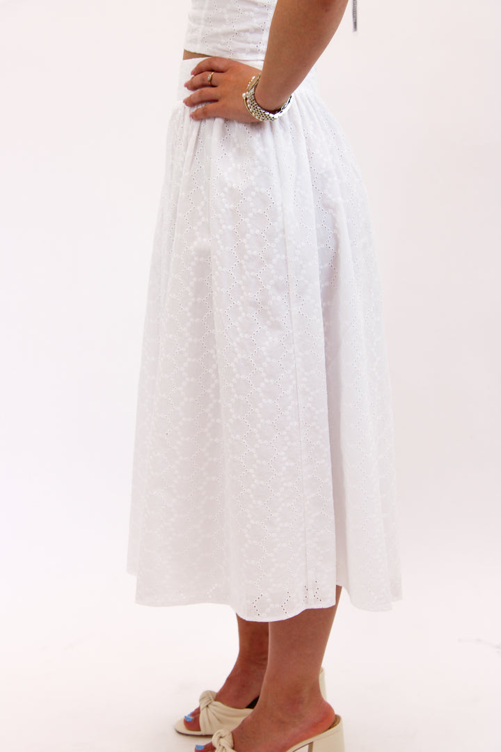 Carlynn Skirt, White