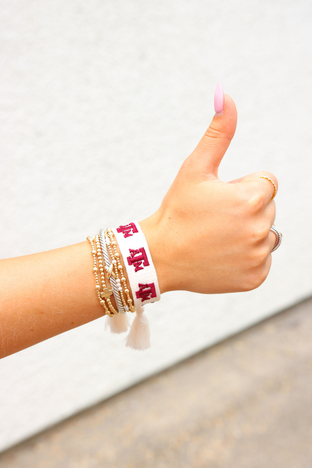 Gameday Tassel Bracelet