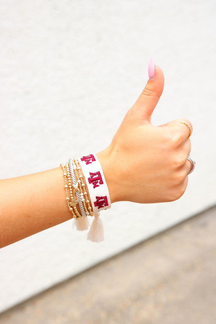 Gameday Tassel Bracelet