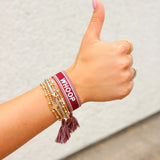 Gameday Tassel Bracelet