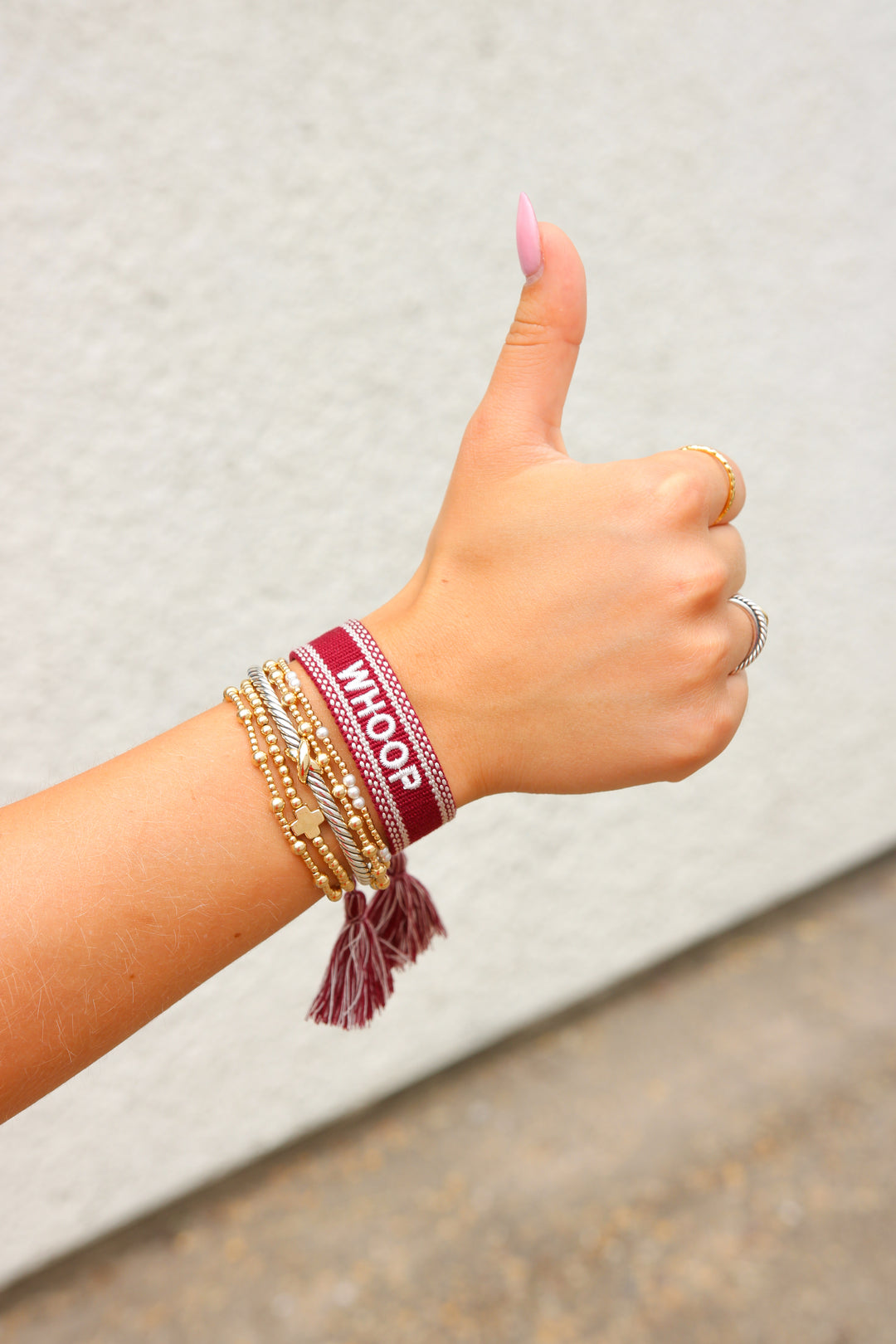 Gameday Tassel Bracelet