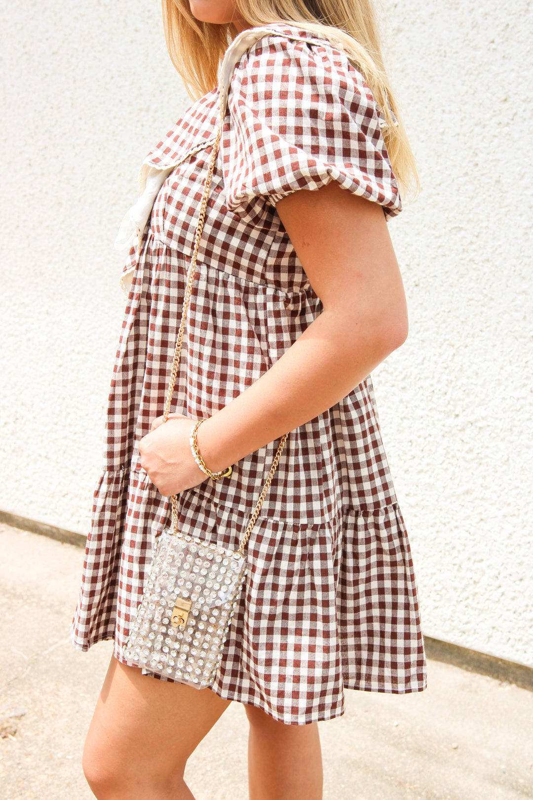 Diamond Studded Clear Purse