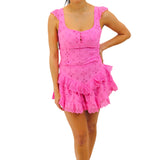 Blooming Heart Ruffle Short, Doll Pink