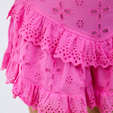 Blooming Heart Ruffle Short, Doll Pink