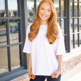 Tackle Tee, Powder Pink