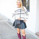 Perci Sweater, Crystal
