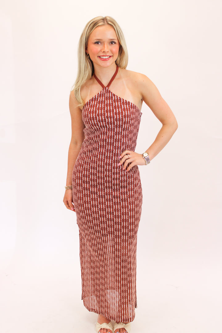 Tatum Dress, Dusty Brick