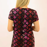 Perfect Sequins Dress, Black